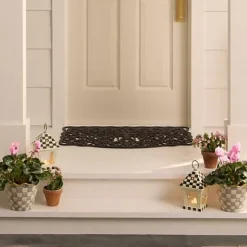 MacKenzie-Childs Sterling Check 8 Ceramic Garden Pot< Spring|The Fall Shop