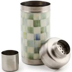 MacKenzie-Childs Sterling Check 3260 Cocktail Shaker< Fall Entertaining|Bar Entertaining