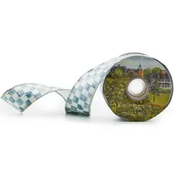 MacKenzie-Childs Sterling Check 2 Ribbon< Finishing Touches