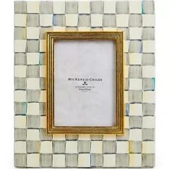 MacKenzie-Childs Sterling Check 5 x 7 Frame< Room Accents