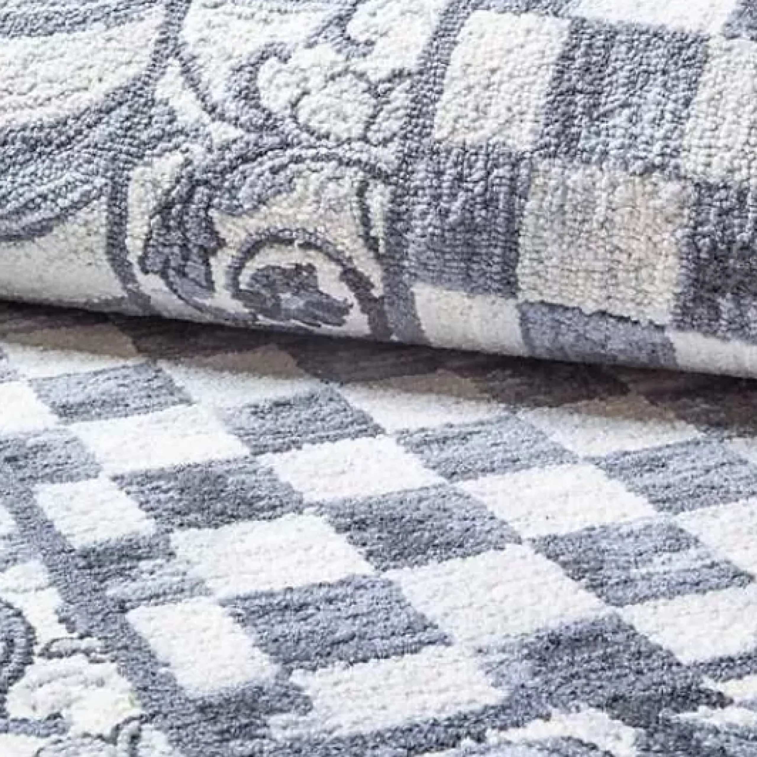 MacKenzie-Childs Sterling Check 5' x 8' Rug< Rugs