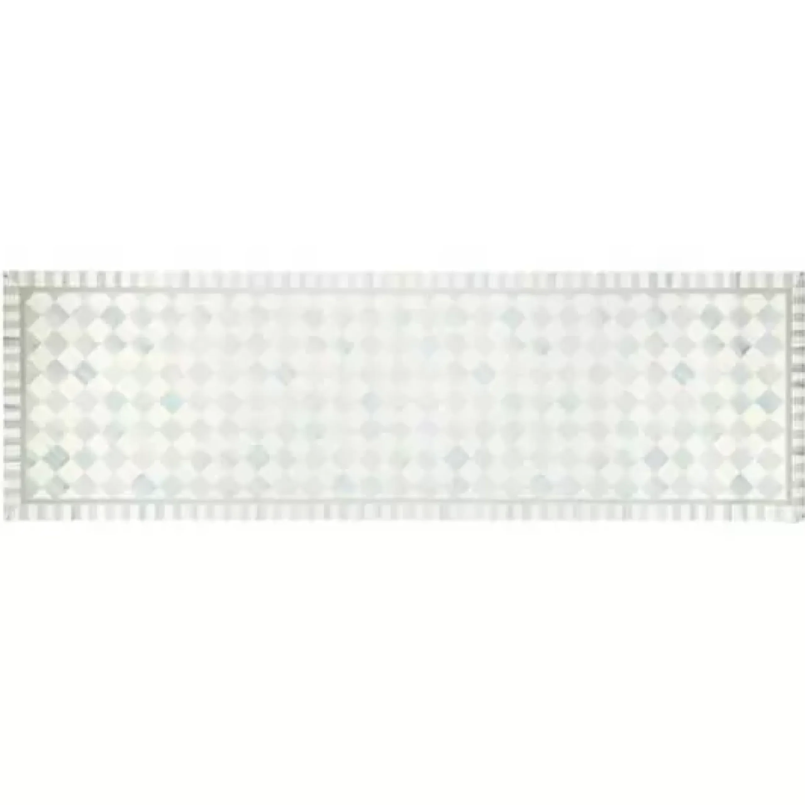 MacKenzie-Childs Sterling Check 2'6 x 8' Runner Floor Mat< Rugs
