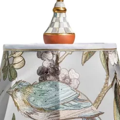 MacKenzie-Childs Sterling Check Atelier Floor Lamp< Lighting