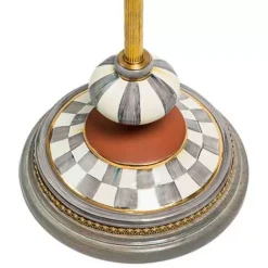 MacKenzie-Childs Sterling Check Atelier Floor Lamp< Lighting