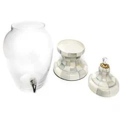 MacKenzie-Childs Sterling Check Beverage Hostess< Bar Entertaining|Serveware