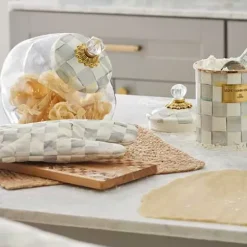 MacKenzie-Childs Sterling Check Bistro Oven Mitt< Kitchen & Table Linens|Kitchen Utensils & Tools