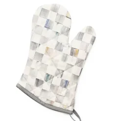 MacKenzie-Childs Sterling Check Bistro Oven Mitt< Kitchen & Table Linens|Kitchen Utensils & Tools