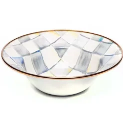 MacKenzie-Childs Sterling Check Breakfast Bowl< Dinnerware & Flatware