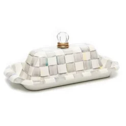 MacKenzie-Childs Sterling Check Butter Box< Fall Entertaining|Kitchen Utensils & Tools