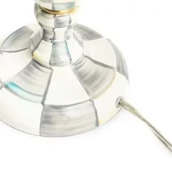 MacKenzie-Childs Sterling Check Candlestick Lamp< Lighting