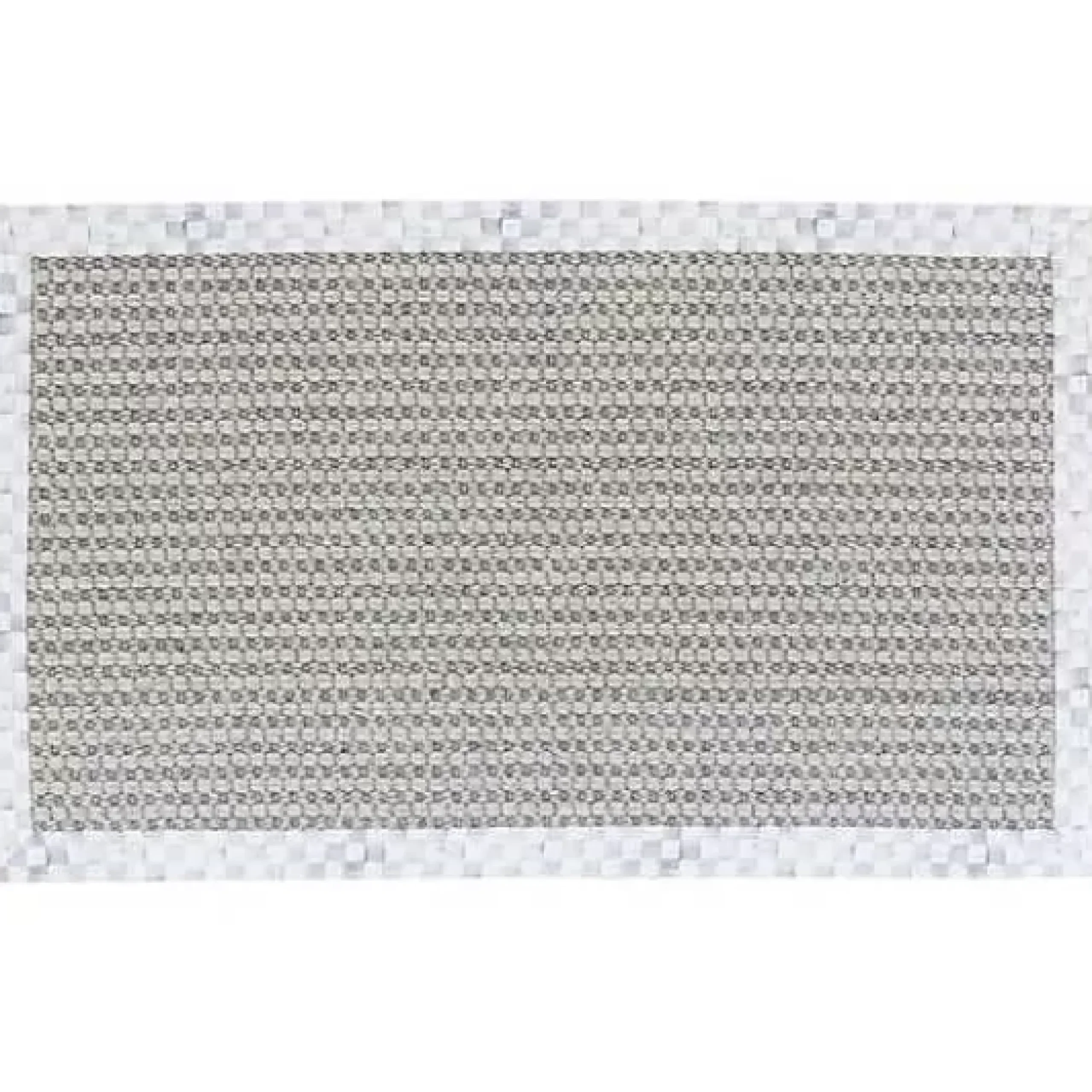 MacKenzie-Childs Sterling Check Chunky Sisal Wool Grey 3' x 5' Rug< Rugs