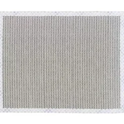 MacKenzie-Childs Sterling Check Chunky Sisal Wool Grey 6' x 9' Rug< Rugs