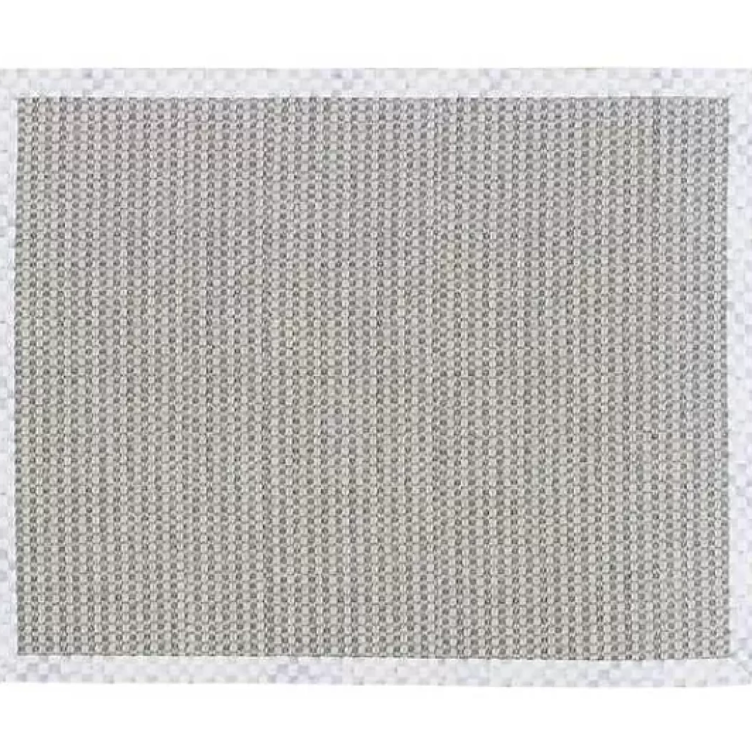 MacKenzie-Childs Sterling Check Chunky Sisal Wool Grey 6' x 9' Rug< Rugs