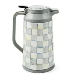 MacKenzie-Childs Sterling Check Coffee Carafe< The Coffee Shop|Serveware