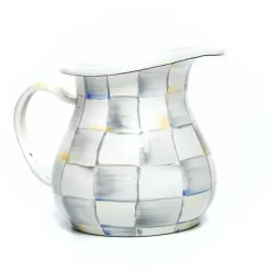 MacKenzie-Childs Sterling Check Creamer< The Coffee Shop|Serveware