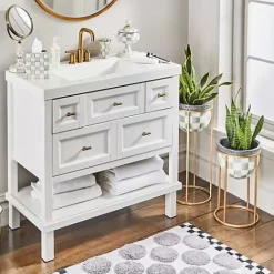 MacKenzie-Childs Sterling Check Curiosity Pot< Bath & Bath Accessories|Room Accents