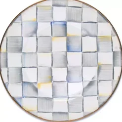 MacKenzie-Childs Sterling Check Dinner Plate< Dinnerware & Flatware