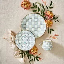 MacKenzie-Childs Sterling Check Dinner Plate< Dinnerware & Flatware