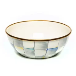 MacKenzie-Childs Sterling Check Everyday Bowl< Bar Entertaining|Dinnerware & Flatware