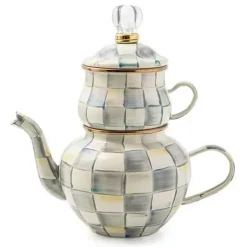 MacKenzie-Childs Sterling Check High Tea< The Coffee Shop|Serveware