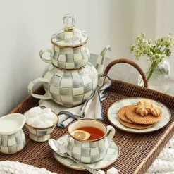 MacKenzie-Childs Sterling Check High Tea< The Coffee Shop|Serveware
