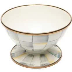 MacKenzie-Childs Sterling Check Ice Cream Dish< Dinnerware & Flatware