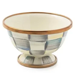 MacKenzie-Childs Sterling Check Little Sugar Bowl< The Coffee Shop|Serveware