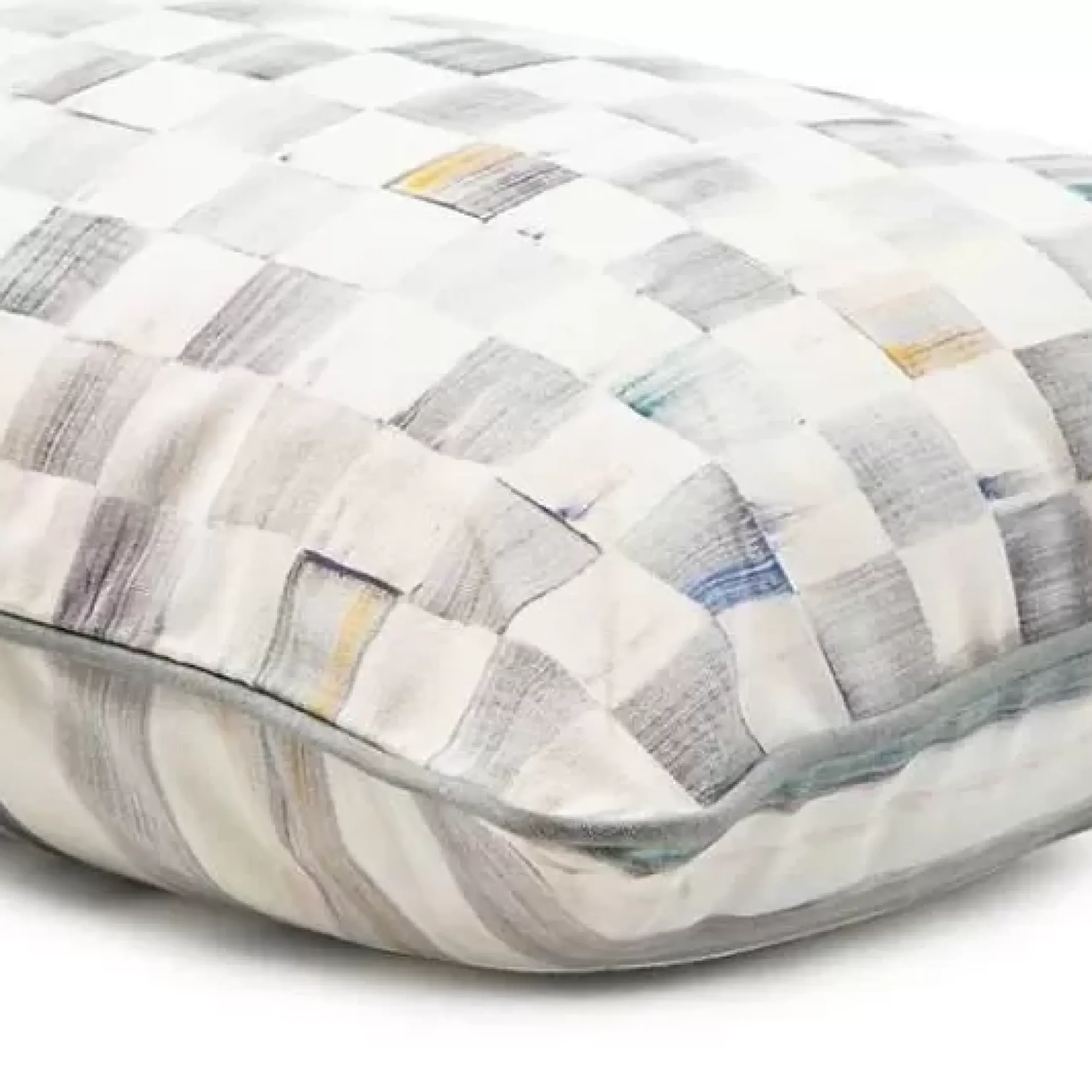MacKenzie-Childs Sterling Check Lumbar Pillow< Pillows, Throws, & Cushions