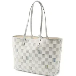 MacKenzie-Childs Sterling Check Marche Tote - Medium< Accessories