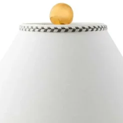 MacKenzie-Childs Sterling Check Medium Ceramic Globe Lamp< Lighting