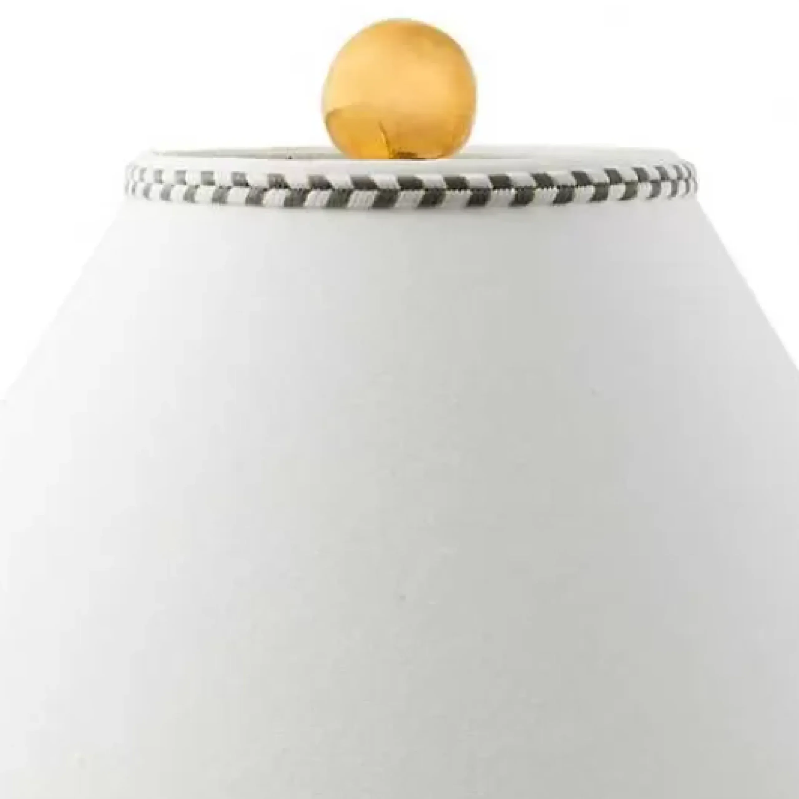 MacKenzie-Childs Sterling Check Medium Ceramic Globe Lamp< Lighting