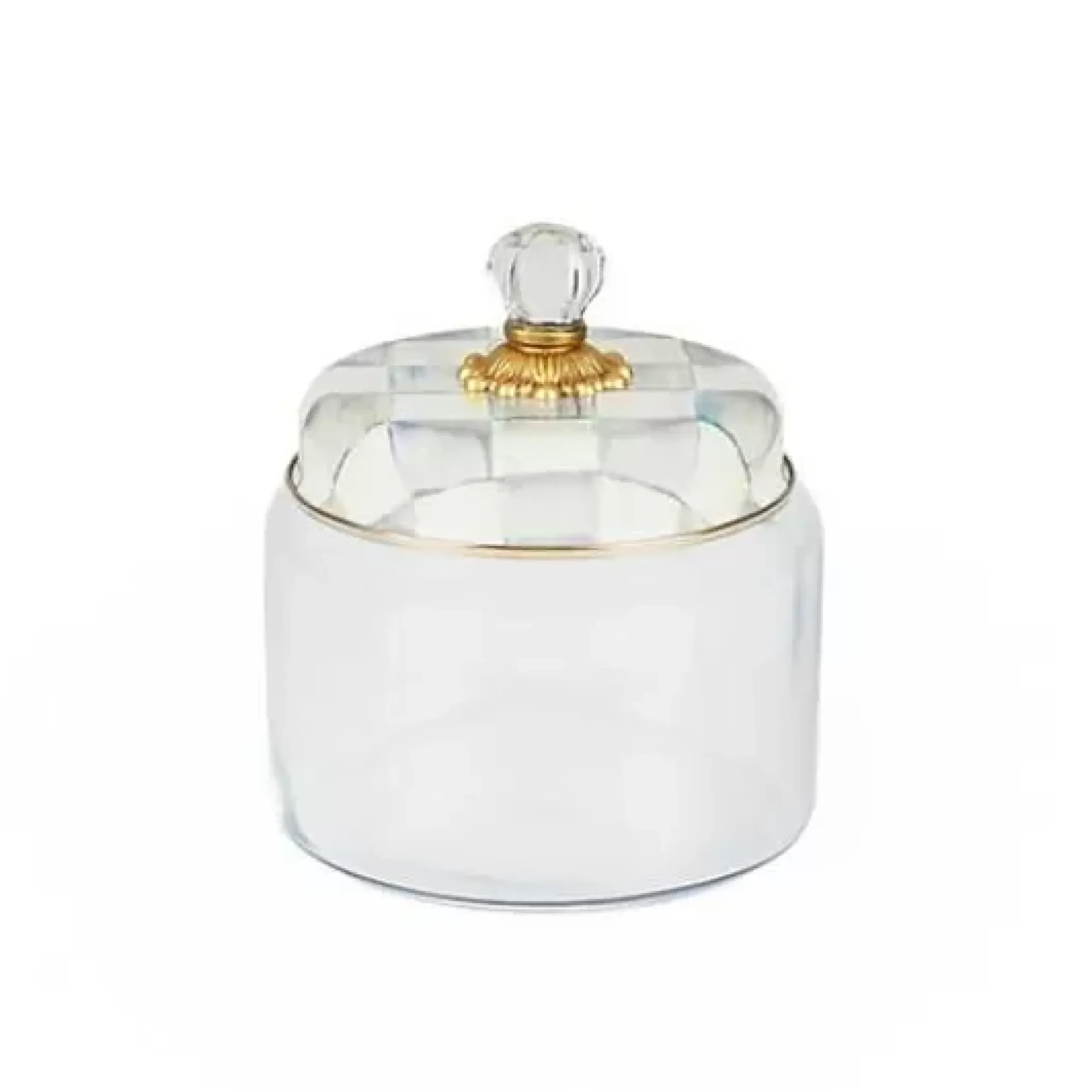 MacKenzie-Childs Sterling Check Medium Kitchen Canister< Kitchen Storage & Organization