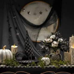 MacKenzie-Childs Sterling Check Mini Pumpkin< Pumpkins|The Halloween Shop