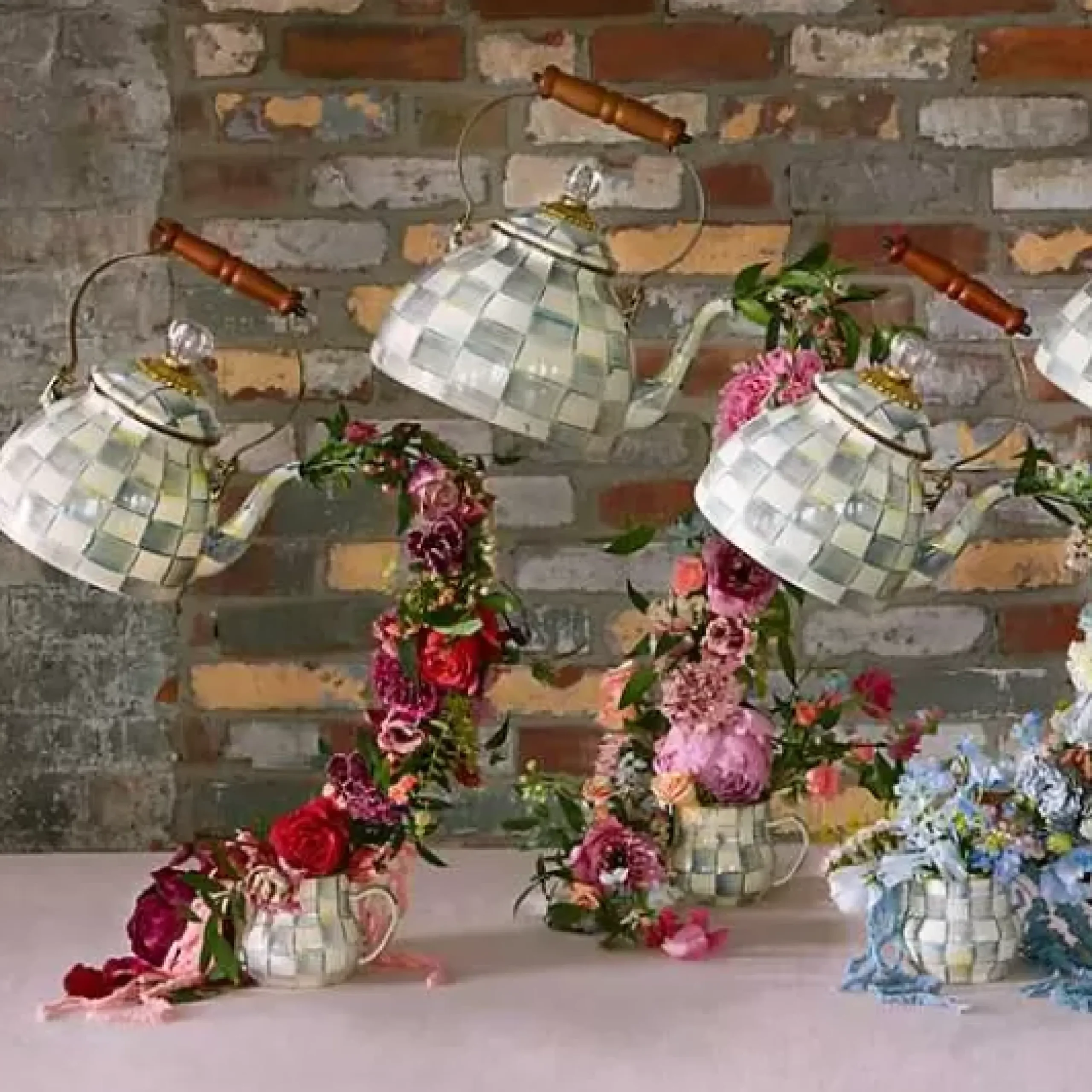 MacKenzie-Childs Sterling Check Mug< The Coffee Shop|Fall Entertaining