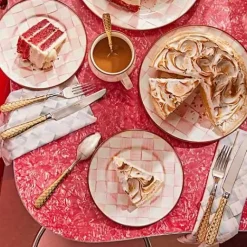 MacKenzie-Childs Sterling Check Napkin< Fall Entertaining|Kitchen & Table Linens