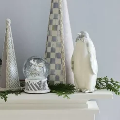 MacKenzie-Childs Sterling Check Penguin Figurine< Room Accents