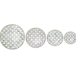 MacKenzie-Childs Sterling Check Salad/Dessert Plate< Dinnerware & Flatware