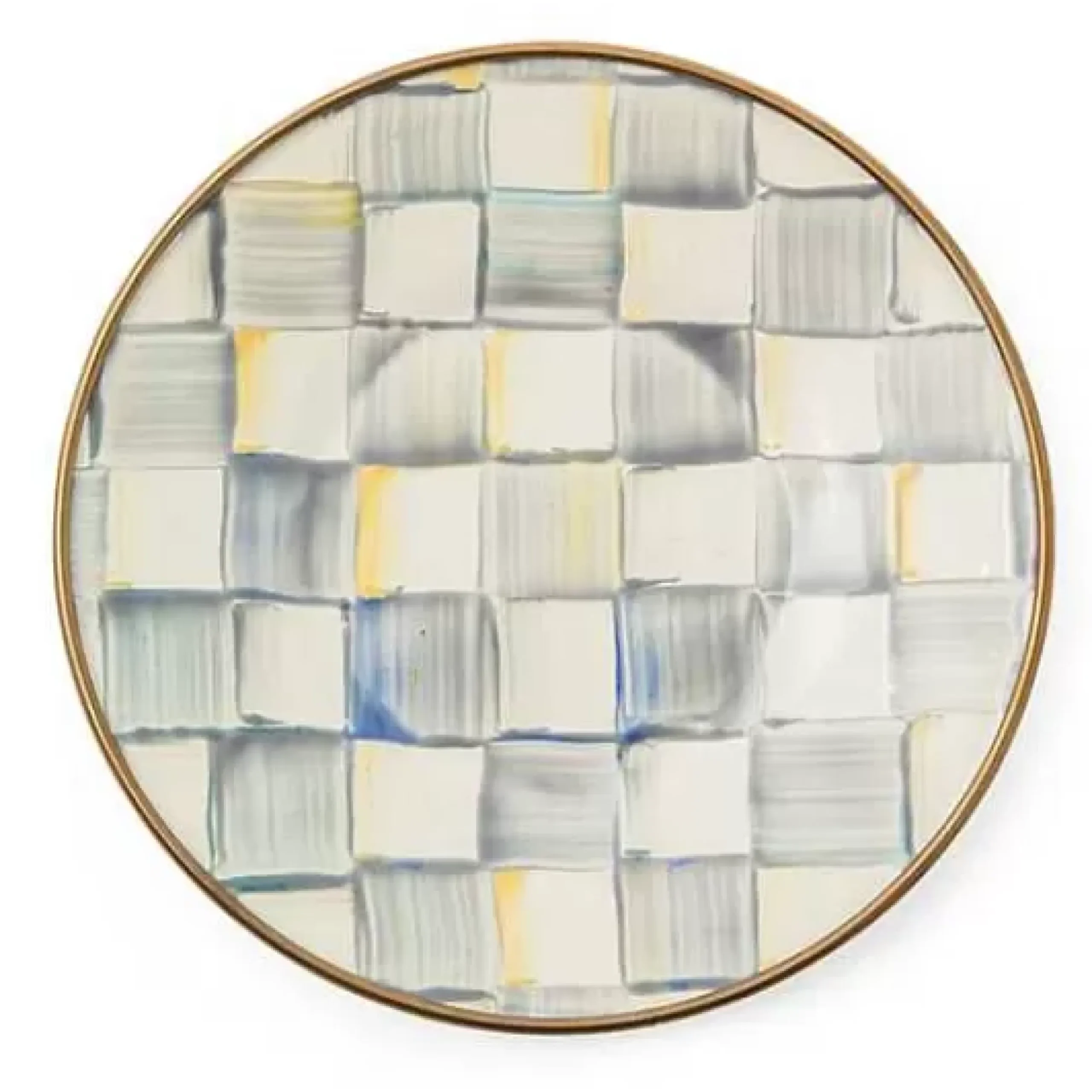 MacKenzie-Childs Sterling Check Saucer< The Coffee Shop|Dinnerware & Flatware
