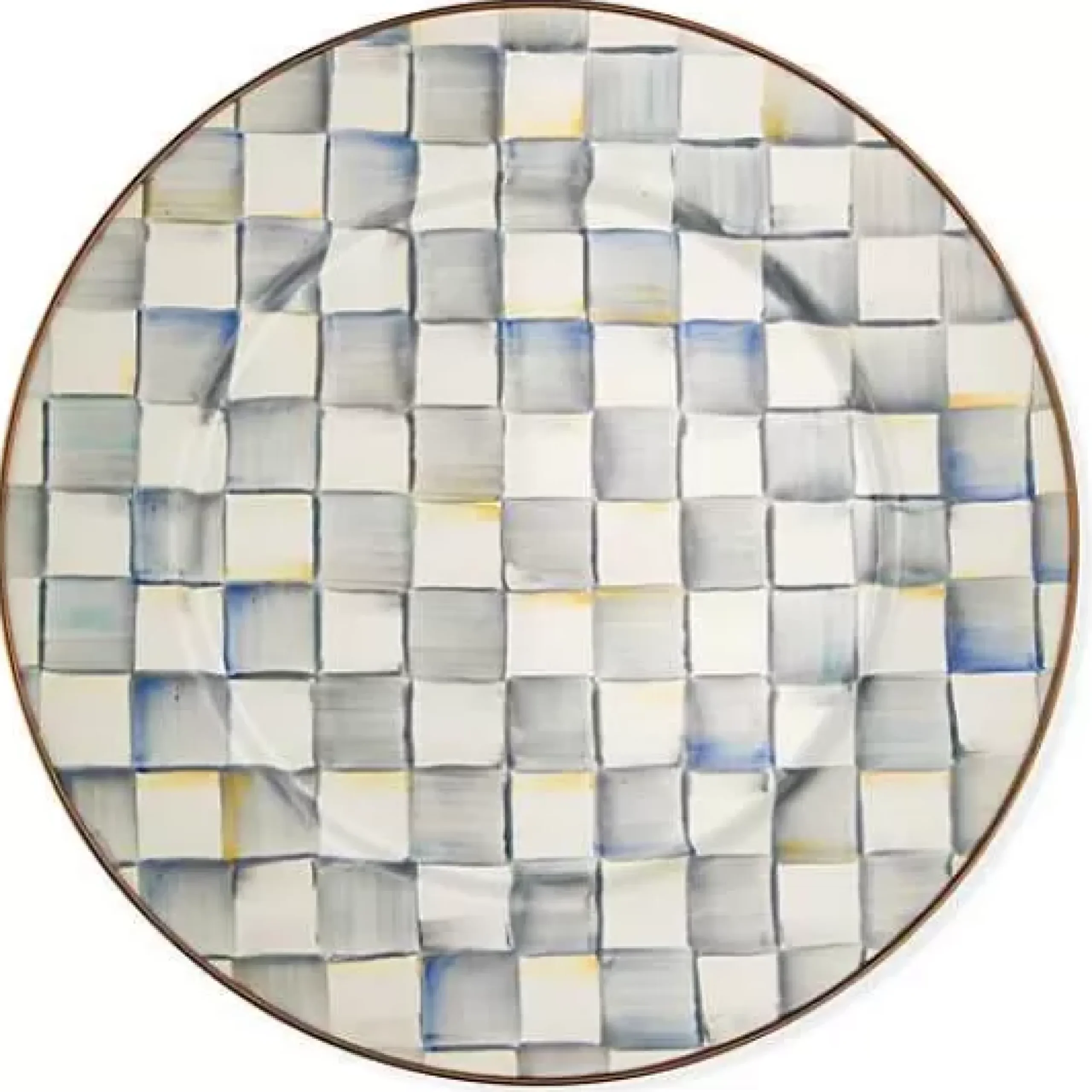 MacKenzie-Childs Sterling Check Serving Platter< Bar Entertaining|Serveware