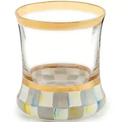 MacKenzie-Childs Sterling Check Shot Glass< Fall Entertaining|Drinkware