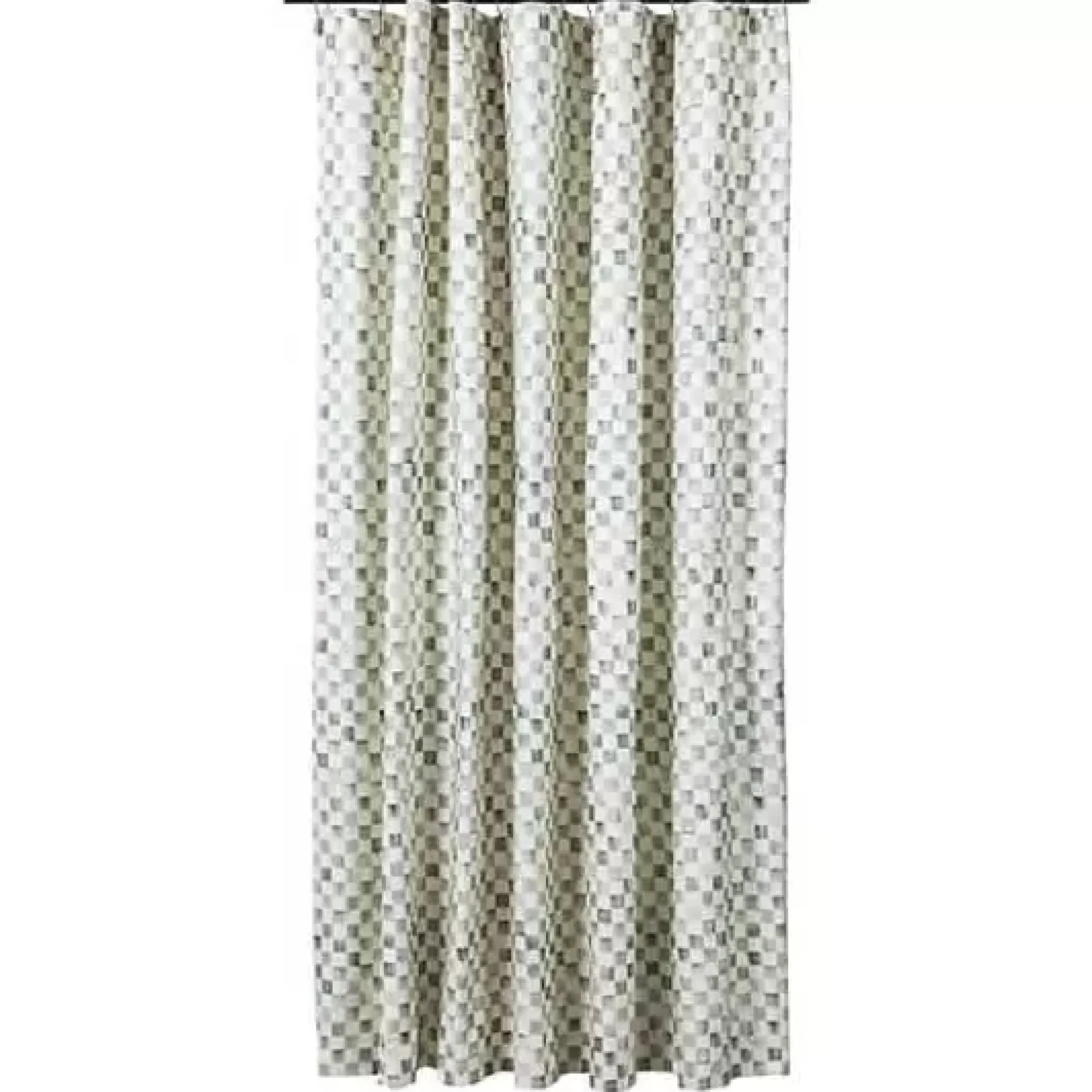 MacKenzie-Childs Sterling Check Shower Curtain< Bath & Bath Accessories