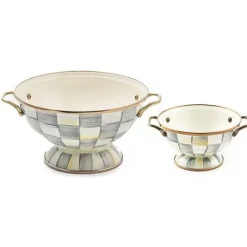 MacKenzie-Childs Sterling Check Simply Almost Everything Bowls, Set of 2< Kitchen & Dining Sets|Serveware