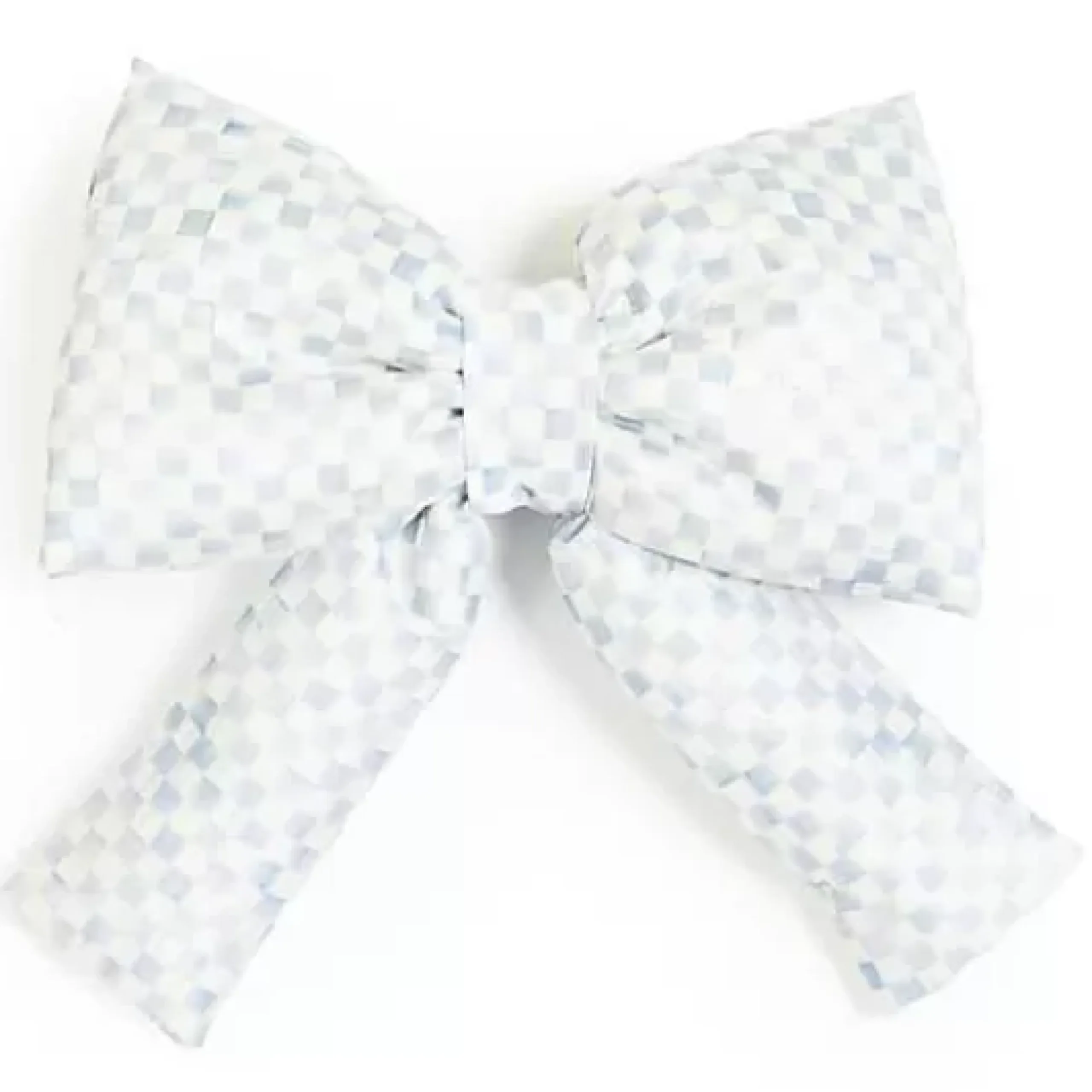 MacKenzie-Childs Sterling Check Small Bow< Finishing Touches|Room Accents