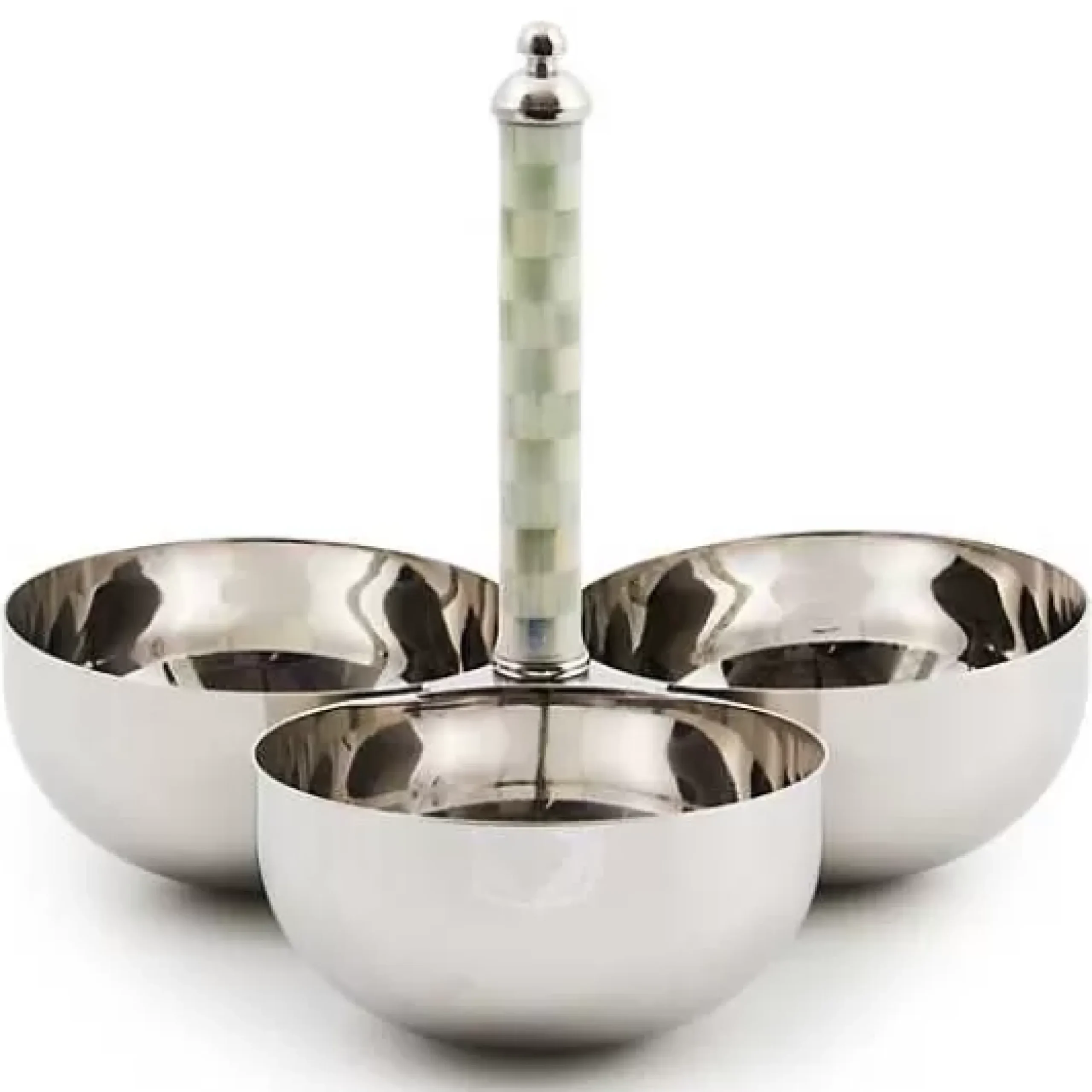MacKenzie-Childs Sterling Check Supper Club Trio< Fall Entertaining|Serveware