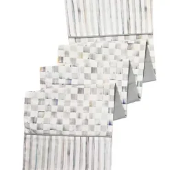 MacKenzie-Childs Sterling Check Table Runner< Kitchen & Table Linens
