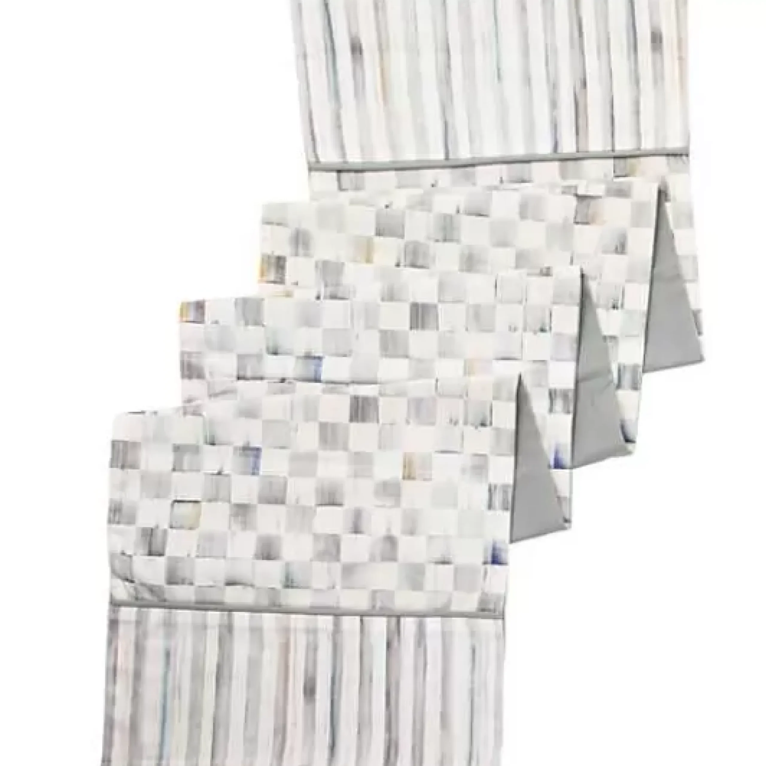 MacKenzie-Childs Sterling Check Table Runner< Kitchen & Table Linens