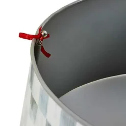MacKenzie-Childs Sterling Check Tree Collar< Holiday|Room Accents