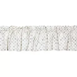MacKenzie-Childs Sterling Check Valance< Room Accents