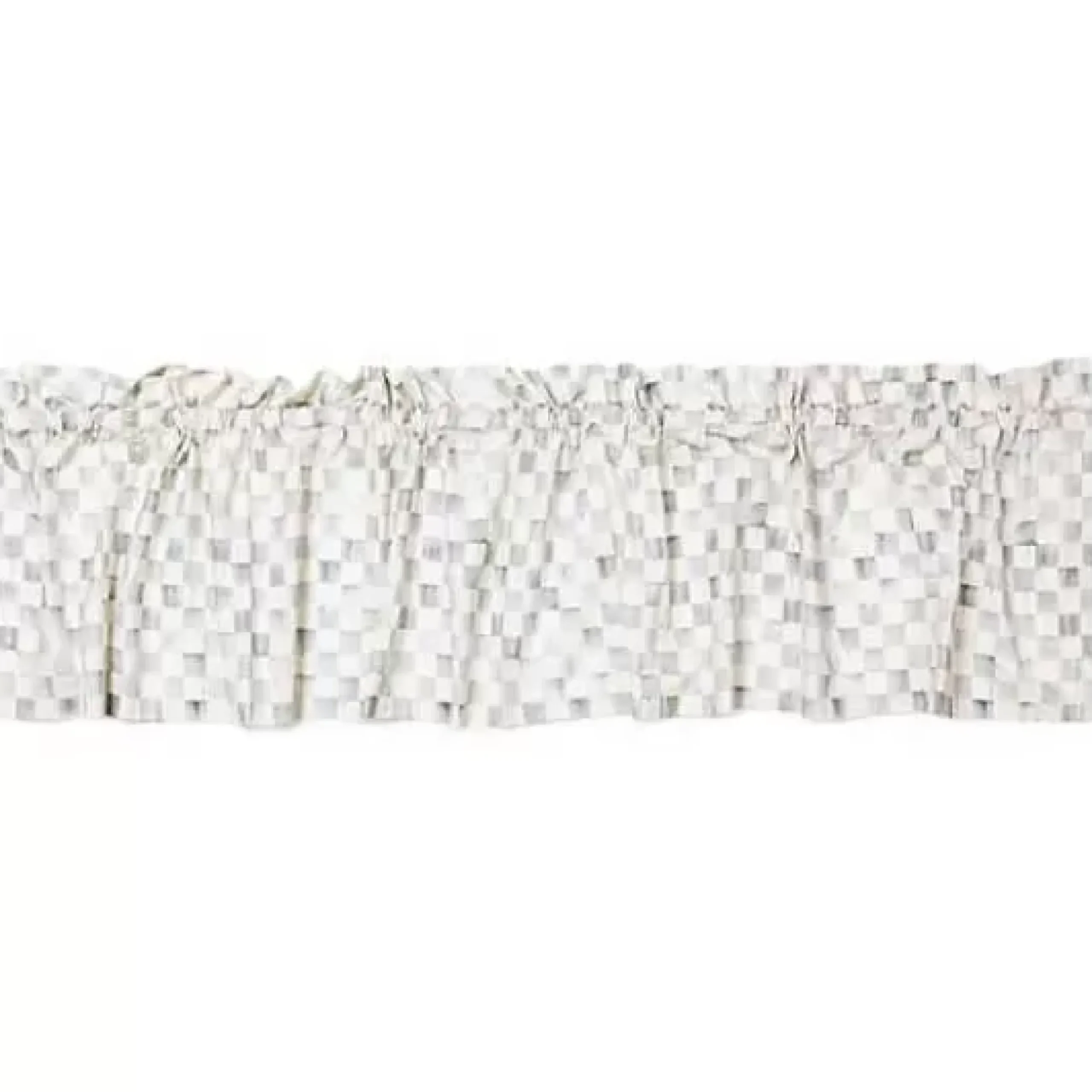 MacKenzie-Childs Sterling Check Valance< Room Accents