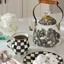 MacKenzie-Childs Sterling English Garden 2 Quart Tea Kettle< The Coffee Shop|Fall Entertaining